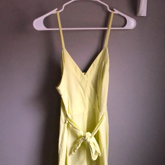 Zara Pants & Jumpsuits Zara Yellow Jumpsuit Poshmark